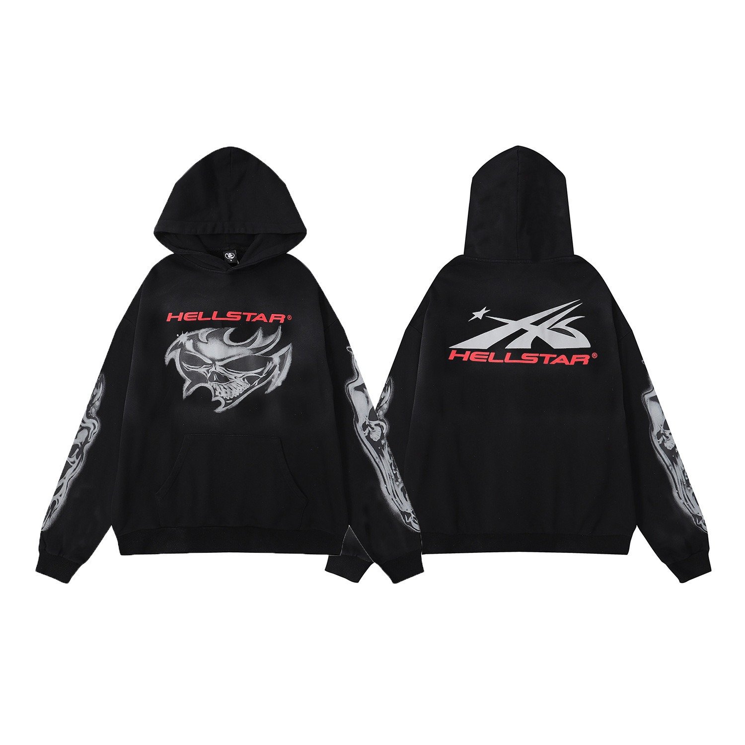 hls-hod-2211-blk.jpg Hellstar Hoodie 2211 - Image 1