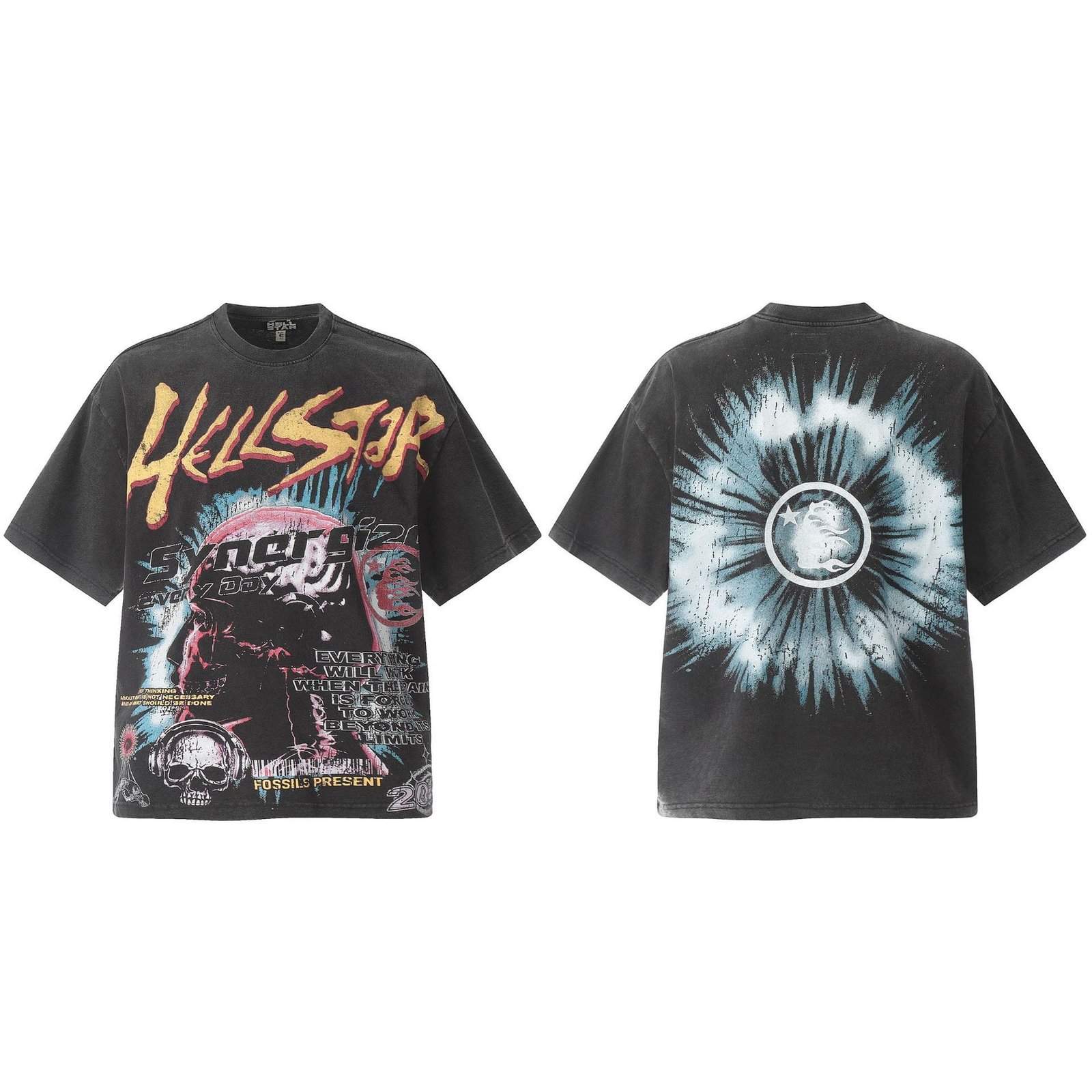 hls-tsh-he705-wbk.jpg Hellstar T-Shirt HE705 - Image 1