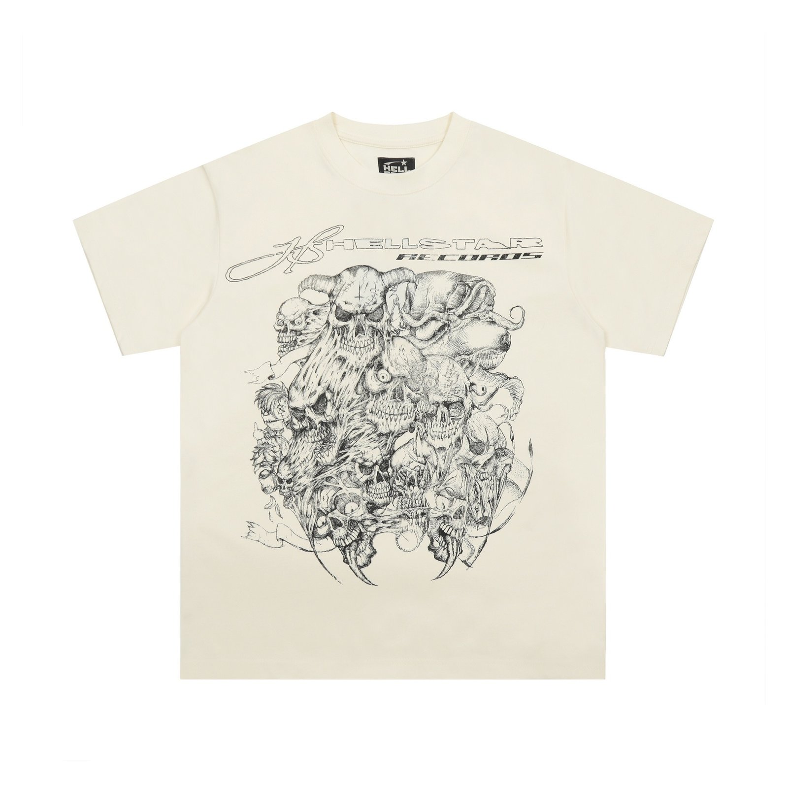hls-tsh-ss100-crm.jpg Hellstar T-Shirt SS1100 - Image 1