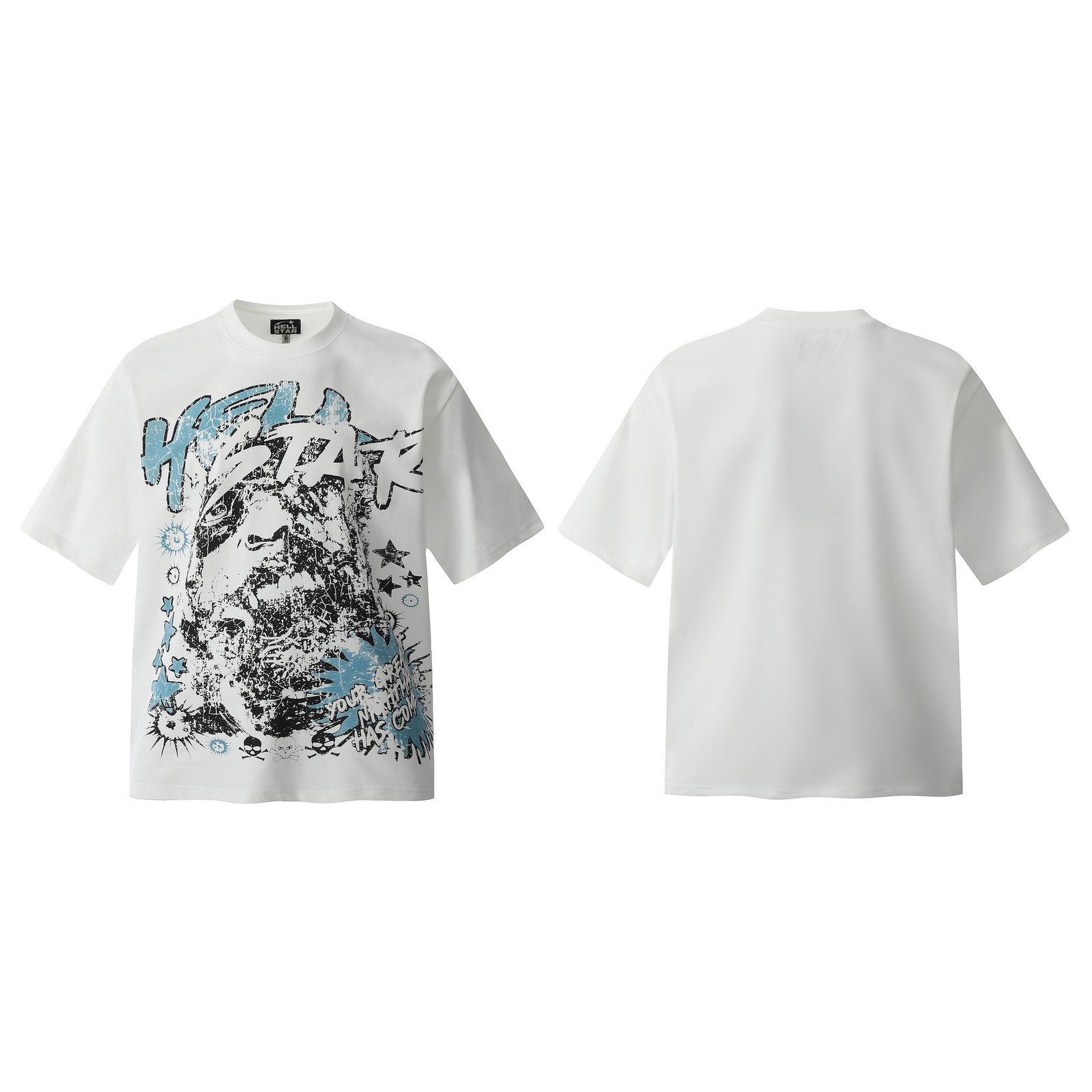 hls-tsh-ss191-wht.jpg Hellstar T-Shirt SS1191 - Image 1