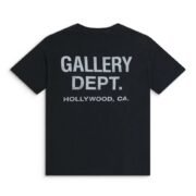 Gallery Dept. T-Shirt - Black Classic - Image 2