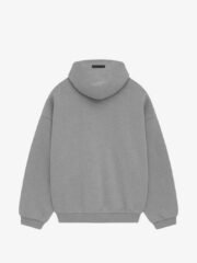 Fear of God Essentials Fleece Hoodie - Grey - Back