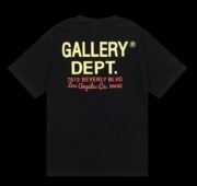 Gallery Dept. T-Shirt B03 Black back