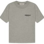 FOG Essentials Logo T-Shirt & Shorts Set – Dark Oatmeal Dark Oatmeal T-shirt front