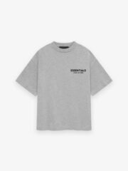 FOG Essentials Jersey Crewneck T-Shirt - Light Heather Grey front